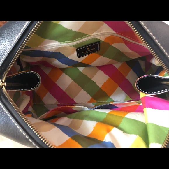 KATE SPADE ♠️Black Zip-UP Satchel Bag - Picture 3 of 5